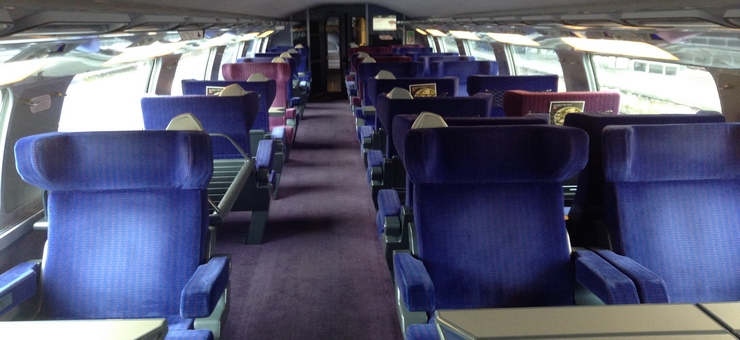 Erste Klasse-Abteil TGV Duplex